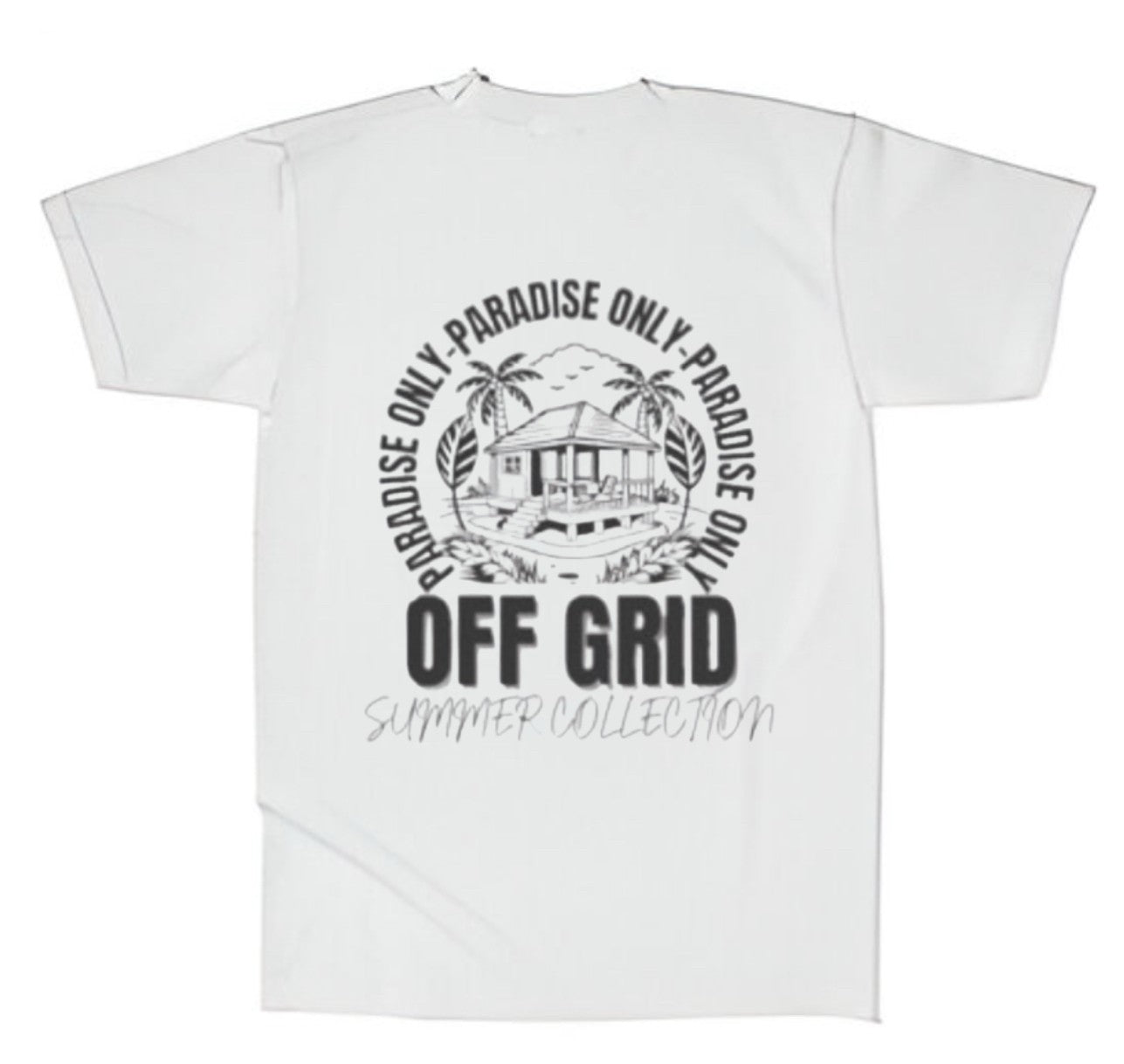Off Grid White Summer Collection T-Shirt