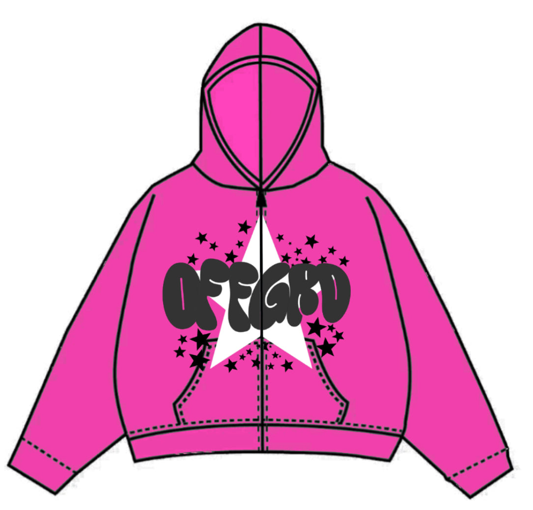 Off Grid Pink Hoodie