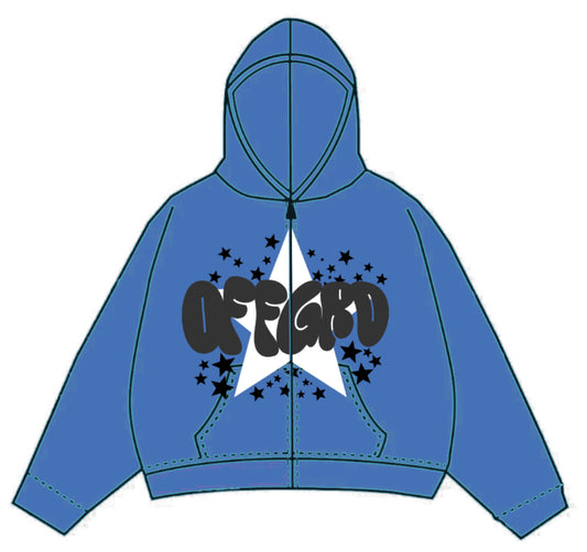 Off Grid Blue Hoodie